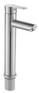 Monomando Lavatorio Alto Modern Inox
