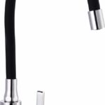 Imagen 1 de Monomando Lavaplato Cuello Flexible Negro