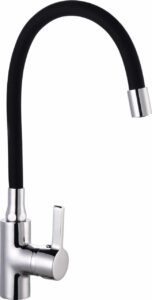 Monomando Lavaplato Cuello Flexible Negro