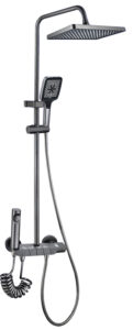 Columna Ducha con Teclado - Gun Metal
