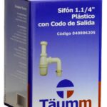 Imagen 2 de Sifón 1.1/4 Plástico c/Codo Salida -Caja