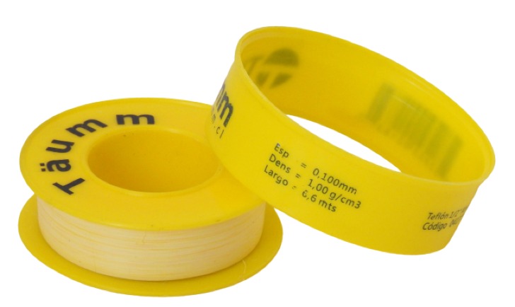 Teflón Cinta Amarilla 1/2"