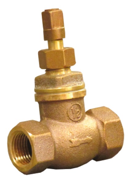 Llave Paso HI-HI 1/2" tipo EMOS, Bronce