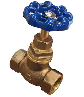 Llave Paso HI-HI 1/2" EMOS c/Manilla, Bronce
