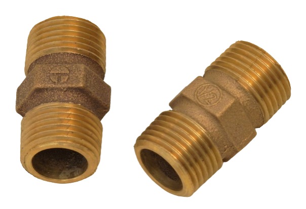 Hilo con tuerca 1/2" bronce