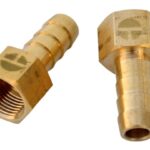 Imagen 1 de Cachimbo Recto HI 3/8" Izq con espiga 1/2" - Latón