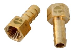 Cachimbo Recto HI 3/8" Izq con espiga 1/2" - Latón