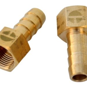 Cachimbo Recto HI 3/8" Izq con espiga 1/2" - Latón