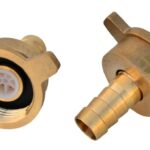 Imagen 1 de Conector Manguera 1/2" p/Llave Jardín 3/4" - Latón