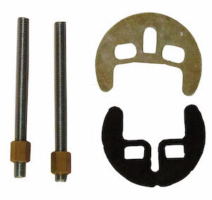 Kit de anclaje para grifería con 2 pernos